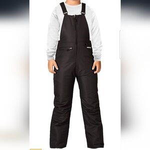 Arctix Kid's Youth Insulated Snow Bib Overalls Black Size Medium